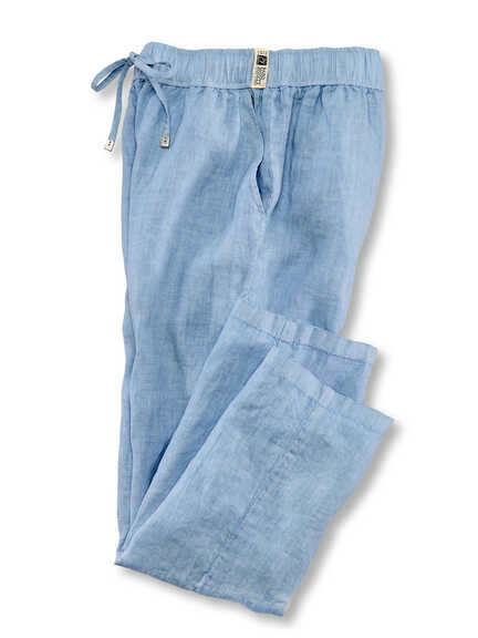 Luftige 7/8-Leinenhose im Online-Shop
