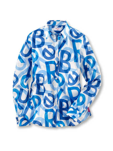Liberty-Bluse 'Letters' im Online-Shop