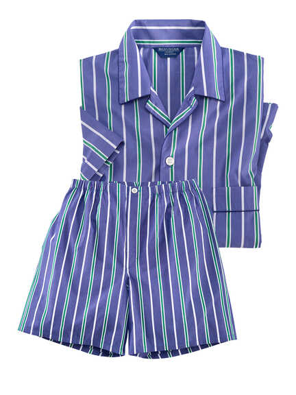 Shorty-Pyjama 'Rudyard Stripe' im Online-Shop