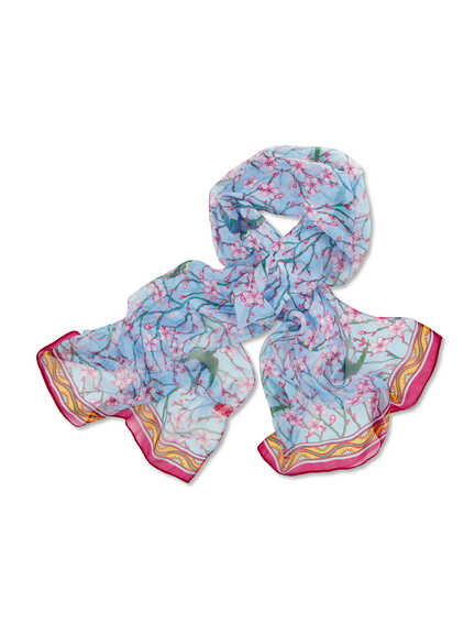Duftiger Seidenschal 'Almond Blossom' im Online-Shop