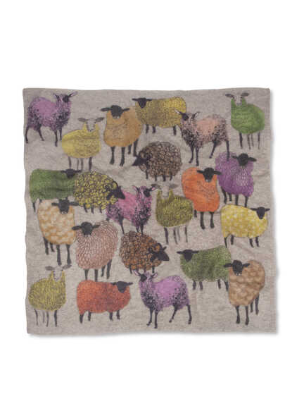 Strick-Wolltuch 'Sheeps' im Online-Shop