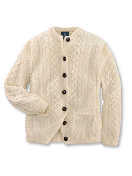 Zopfstrickjacke im Online-Shop