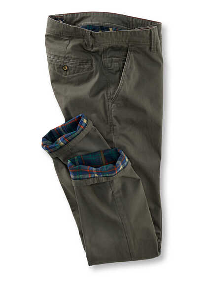 Thermohose mit Karofutter im Online-Shop