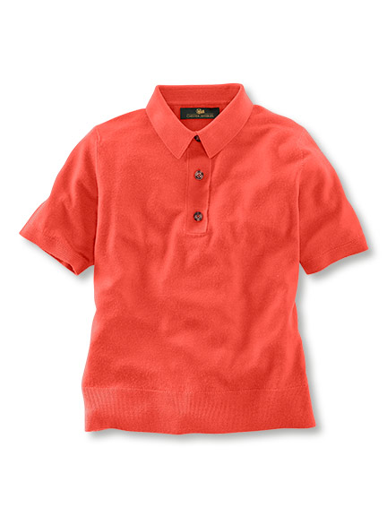 Modernes Strickpolo im Online-Shop