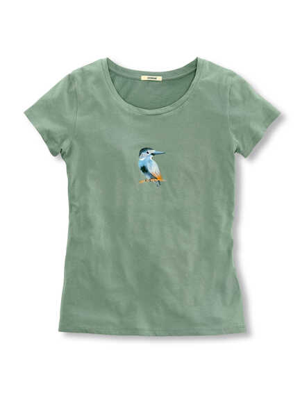 Jersey-T-Shirt 'Bird' im Online-Shop