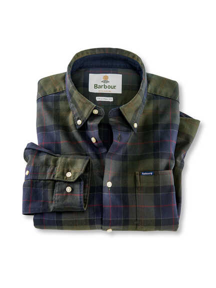 Twill-Hemd im neuen 'Shadow-Tartan' im Online-Shop